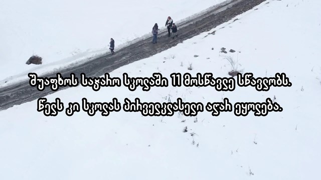 სკოლა სოფელ შუაფხოში