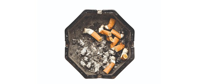 საფერფლე ნამწვით