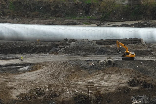 მდინარე ვერე სამუშაოები